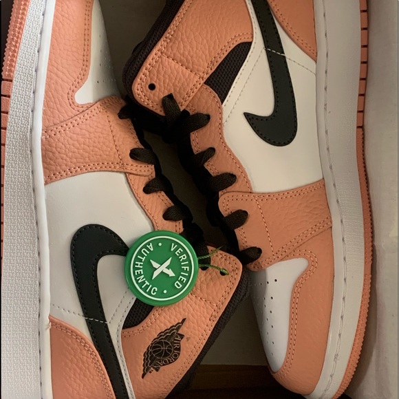 jordan 1 mid pink quartz stockx